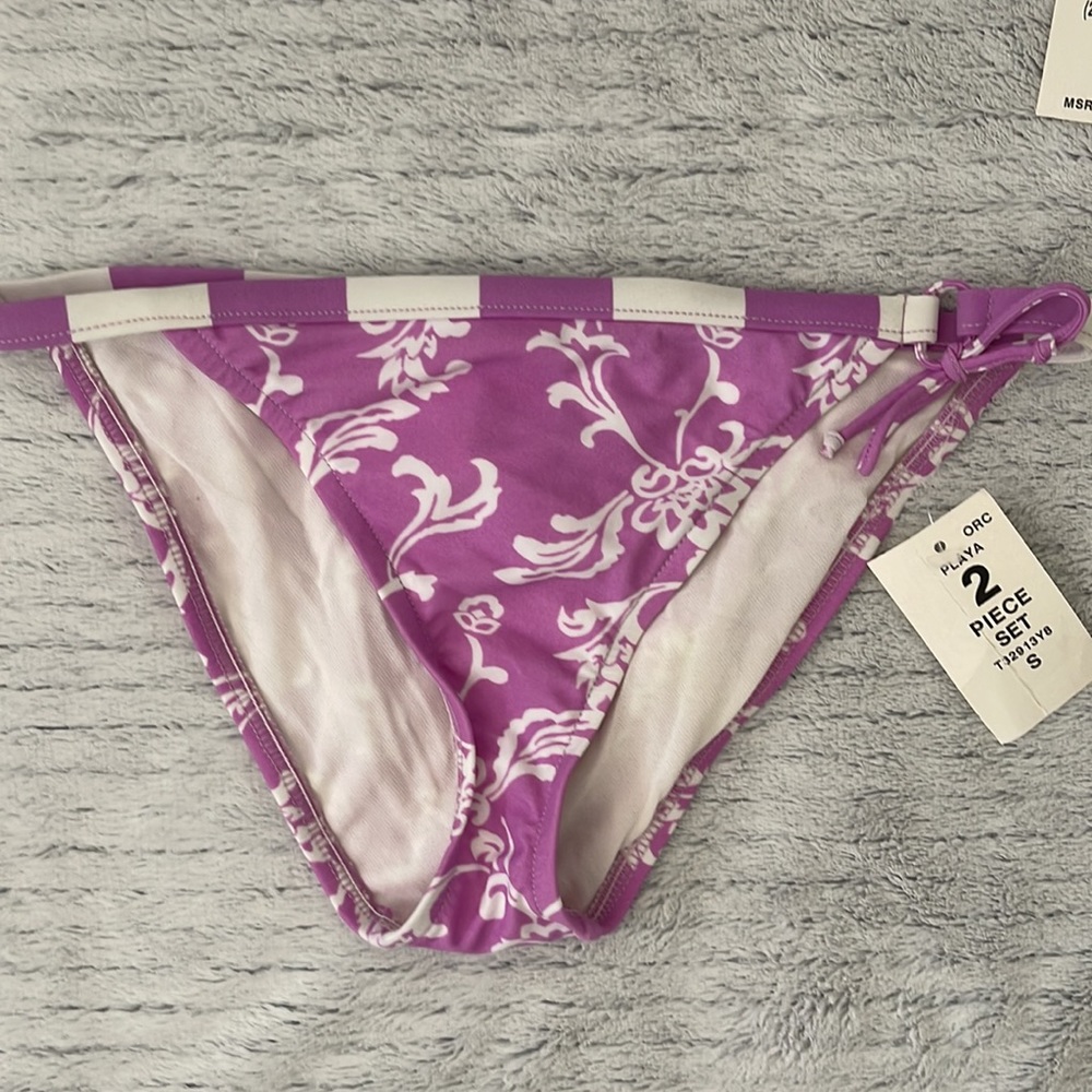 Purple two piece bikini - Picture 3 of 6